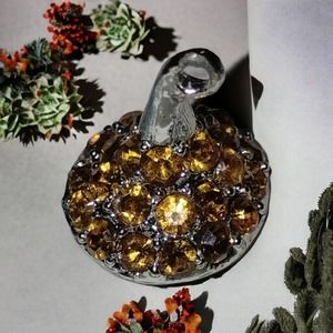 925 sterling silver Hershey kiss charm with rhinestones